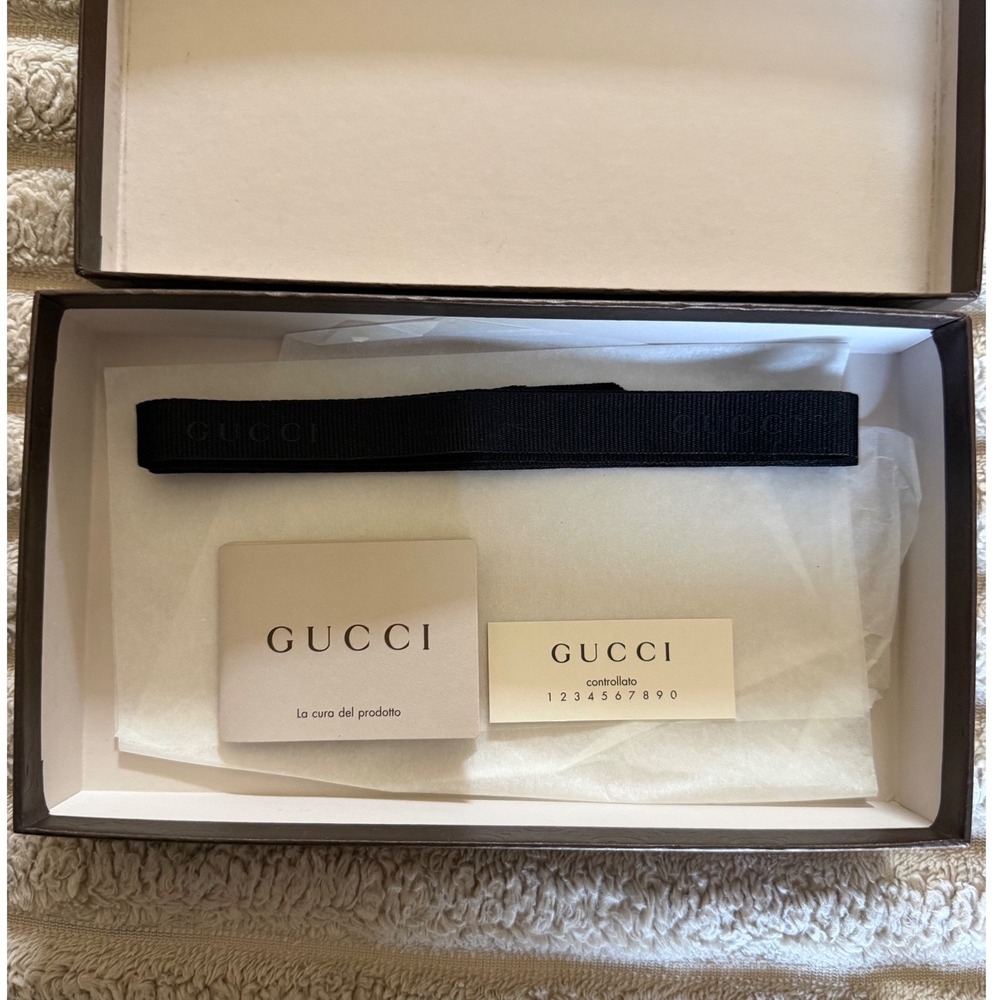 Gucci‎ Interlocking G Zip Around Long Wallet Pink Pebbled Leather 449347 in Box - Picture 4 of 12